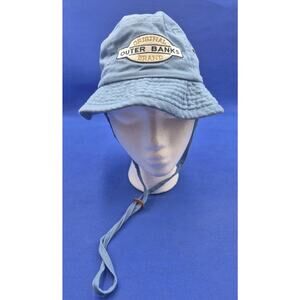 Blue Cotton Outer Banks Kids Sun Hat Strand Headwear One Size